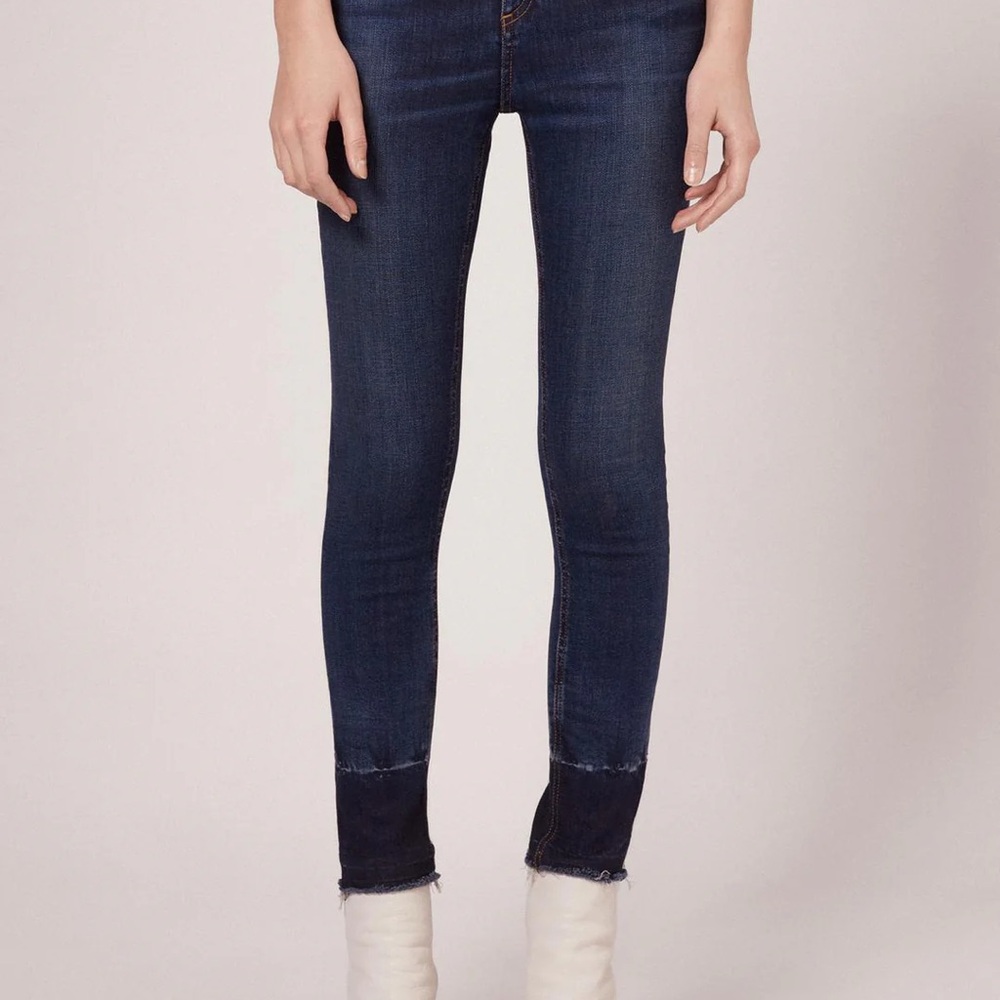 Rag and Bone - 10” capri - Women's Dark Blue Skinny Jeans - size 28